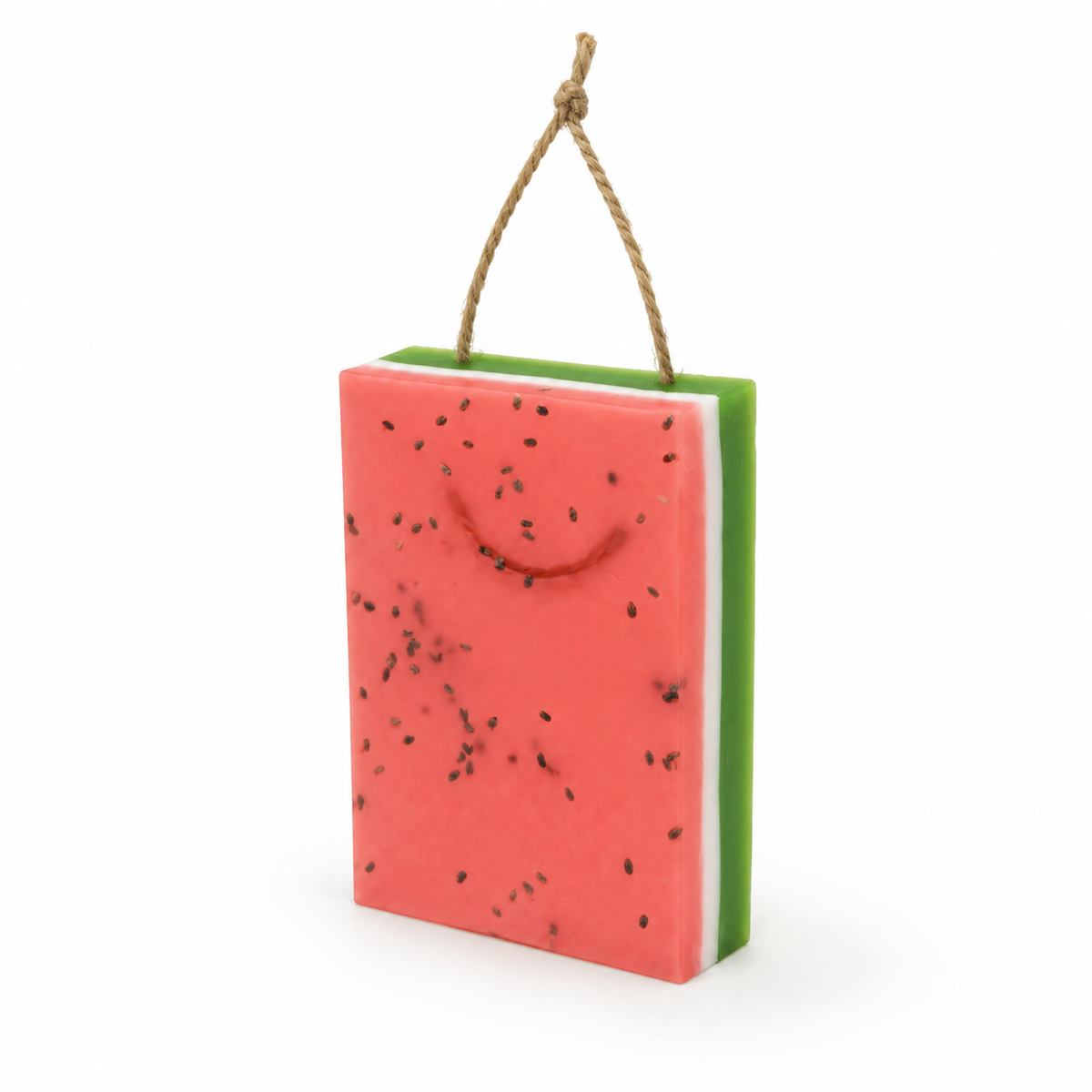 Jabón Artesanal de Sandía – Jabón Decorativo Divertido para Baño
