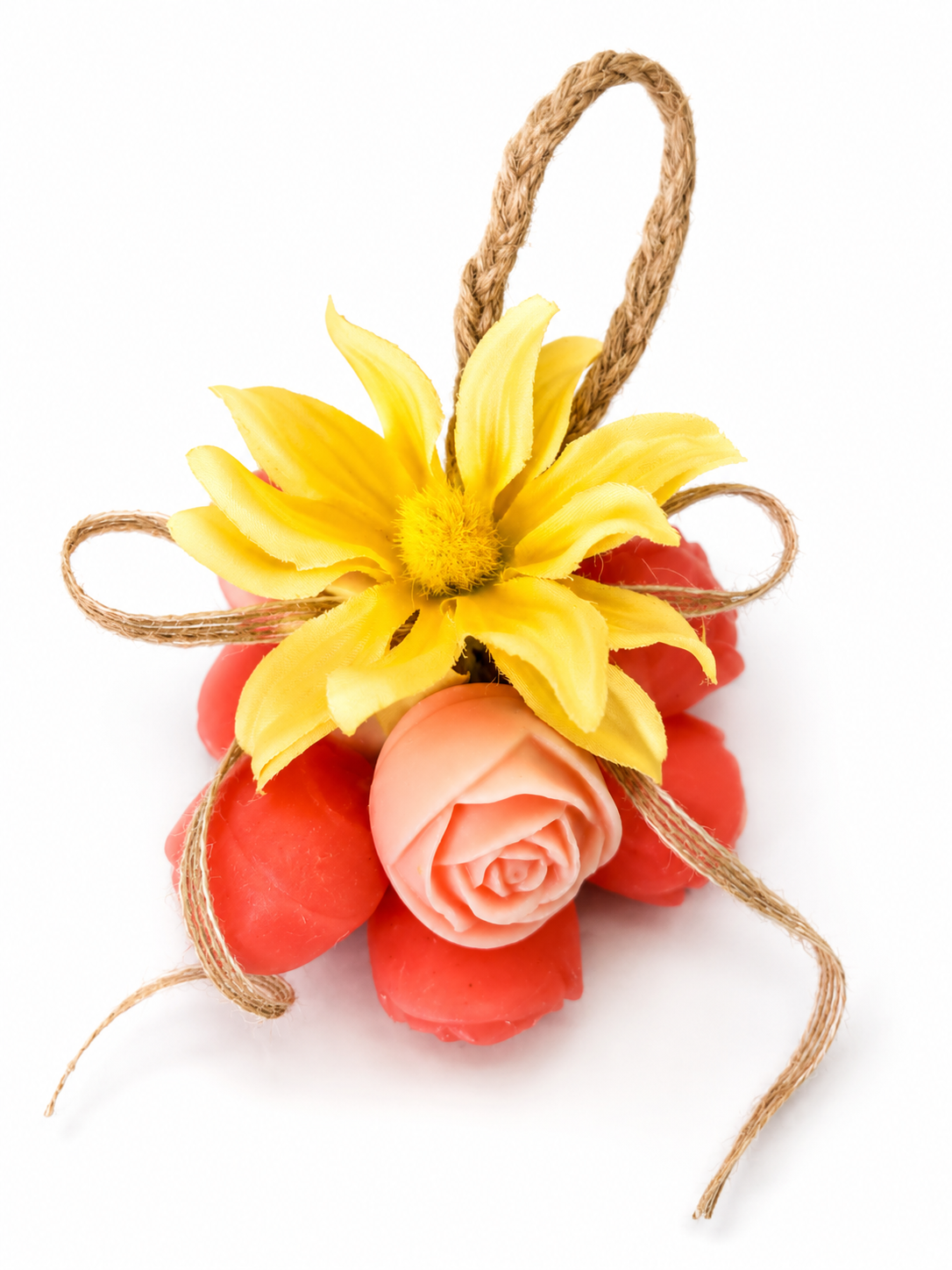 Jabón Artesanal Ramo de Flores – Regalo Hecho a Mano para Mamá