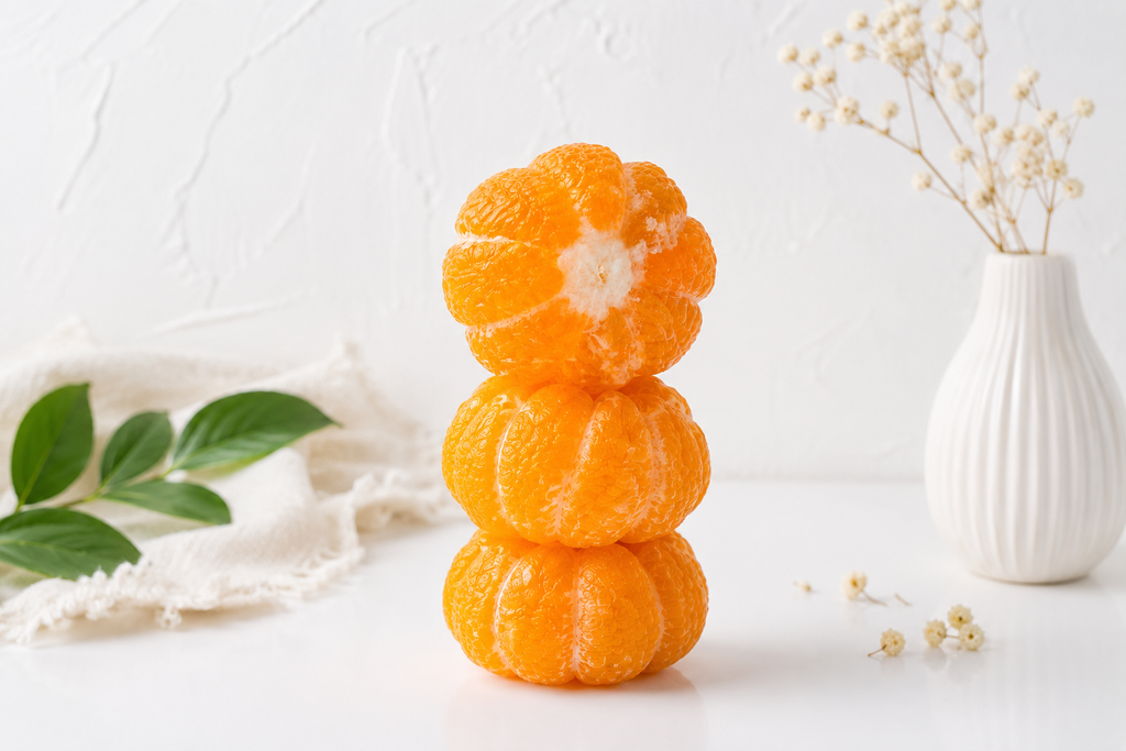 Jabón Artesanal de Mandarina Set de 3 Jabones en ramo
