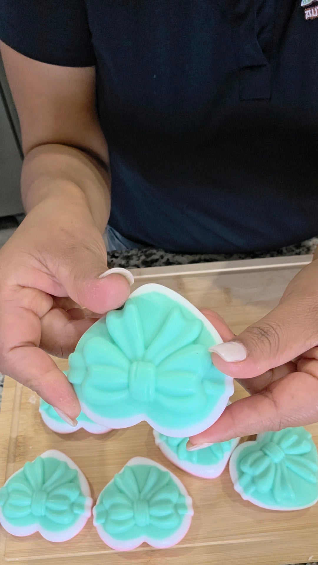 Jabón Corazón Artesanal Aroma Durazno – Regalo Romántico Hecho a Mano
